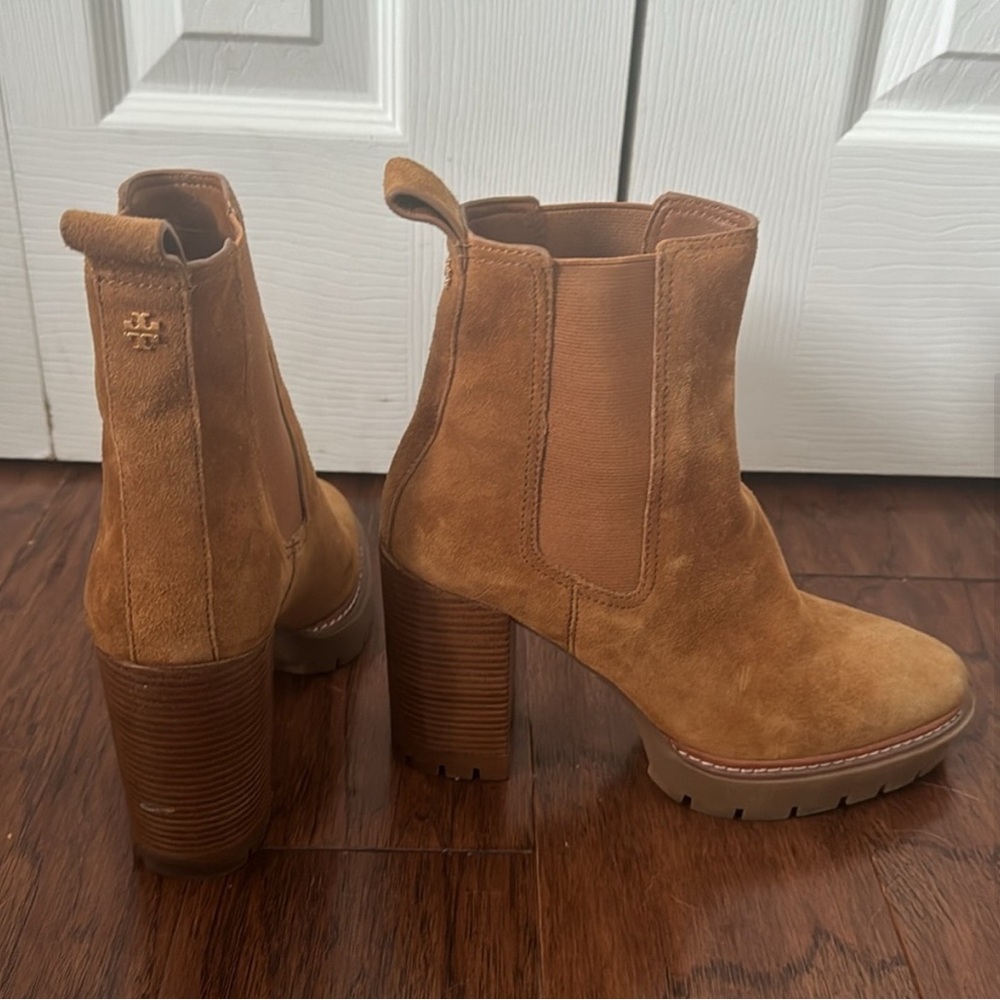 Tory Burch Suede Booties Size 7 1/2